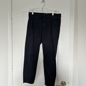 Men’s H&M Black Slim-Fit Cropped Chinos